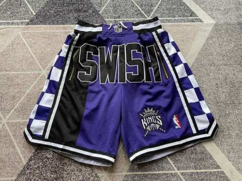 款号K67 顶级刺绣版本 Mitchell &Ness X Just Don联名国王刺绣球裤 篮球短裤 Just Don Nba 球队球裤系列单品 -定制优质网