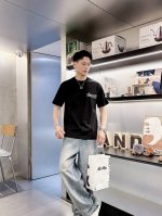 码数偏大 下单报身高体重 巴黎世家2025春夏新款男女同情侣款休闲宽松棉质圆领短袖T恤衫 贸易公司渠道稀出 同步官网发售 2025春夏最新系列 经典时尚设计元素
