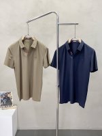 prada普拉达独家专供新款原单男士休闲polo短袖 高端定制 高端版本 时尚百搭爆款进口面料 手感超柔软细腻 穿着亲肤舒适 高端精品 代工厂p精细做工 上身非