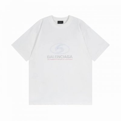balenciaga 巴黎世家2025 Ss 模糊Logo直喷印花短袖T恤 本市场No.1的质量 真正天花板品质 全部原版开发注意细节图 避免被盗图商家混发 正