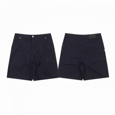 Dior 迪奥 Cd 经典满印老花暗纹提花 Logo深色情侣休闲五分裤短裤-顶级版本 Color：深蓝色 Size：46 48 50 52 Number： 10