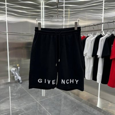 Gvc 纪梵希 2025春夏新款短裤 字母刺绣 后袋Logo刺绣M L Xl Xxl Xxxl五个码 黑色