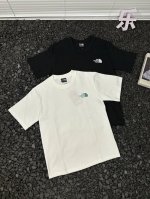 北面The North Face简约休闲纯色时尚男女同款印花Logo套头重磅圆领山系情侣款透气短袖T恤 还在纠结夏日穿搭？这件北面The North Face短