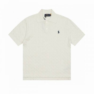 拉夫劳伦Ralph Lauren翻领纯色小马刺绣Logo针织短袖 糯叽叽的毛衣这两年拉夫劳伦风好大！ 衣服审美真的有大大提高小马刺绣点缀就很好看，搭配短裤和阔腿