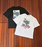 1109款斯图西Stussy高品质短袖，260克双纱面料，现货可报，宽松版型，最大穿到220斤都行，码数Mlxlxxl，颜色：黑色，白色，藏青色，灰色