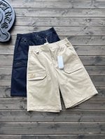 lacoste 鳄鱼新款立体剪裁户外机能风工装短裤！绝对完美的品质！ 颜色：藏青 卡其色 尺码 32-34-36-38 四个尺码 夏季情侣款男女同款男士宽松版