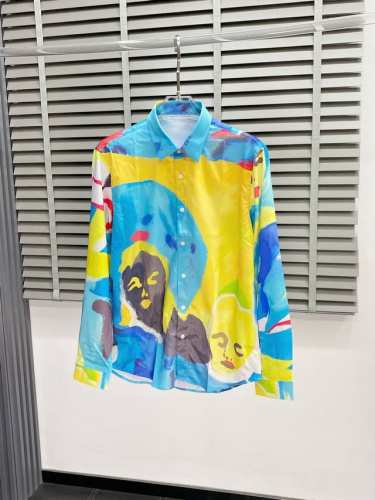 balenciaga巴黎世家独家专供新款男士休闲衬衫 高端定制 高端版本 时尚百搭爆款进口面料 手感超柔软细腻 穿着亲肤舒适 高端精品 代工厂P精细做工 上身非