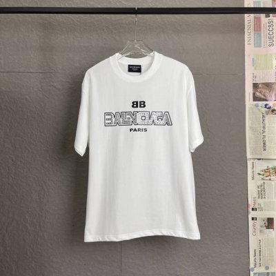 c36 Balenciaga 巴黎世家 300高克重 立体胶工艺 独家专供新款原单男士休闲短袖 高端定制 高版本 时尚百搭爆款 进口面料 手感超柔软细腻 穿着亲