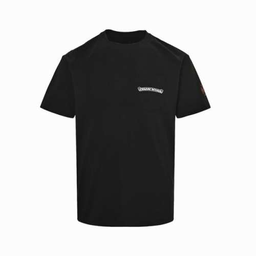 Chrome Hearts 克罗心 24Ss 后背红字梵文短袖 面料采用26支Oe纱线，区别市面21S纯棉纱线，市场纱线不一样代表着整件衣服提花的形状大小针距都