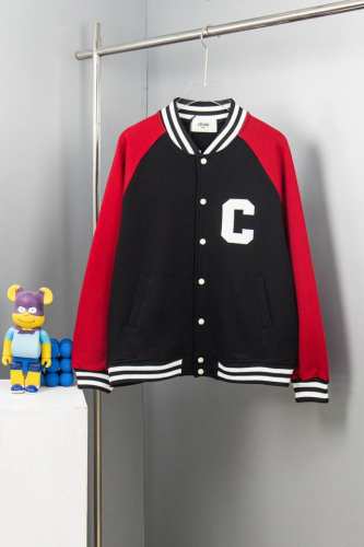 c1013 p270 celine走秀款棒球服外套夹克 订购原版开模 历时一个月终于出货了，简直太爱了 上身真的超级帅。抖音某博主讲今年Celine 新出的会成