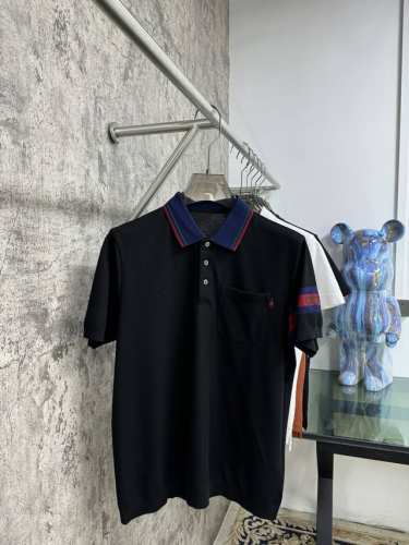 上新 25Ss G家 早春新款起脚色织Polo 原版定制 进口纱线色染 经典百搭 码数48-56