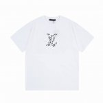 Louis Vuitton 路易威登 特殊部门 最强员工 大Logo标识精致升级，灵感源自八十年代复古刺绣 原版260克面料 官方同款 短袖T恤 同缸染面料 手