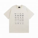 细节图 顶级版本.官网品质 Balenci*Ga 巴黎Balenci*Ga# 春夏季新款 印满经典Logo集合短袖T恤. 春夏新品.砖柜同步 面料采用巴黎Zp定