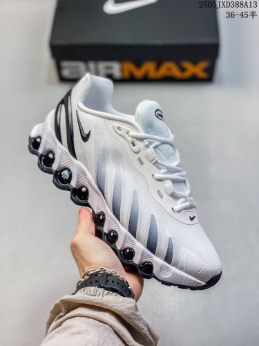 耐克 Nike Air Max Dn8 全掌气垫科技运动跑步鞋Fq7860-005 鞋款采用醒目渐变织物和动态波浪状结构鞋面 搭配黑色中底和外底 以及迷你黑色