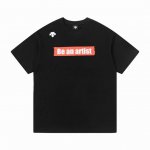 高版本 迪桑特 Descente 25Ss 新款印花短袖 采用280G专用双纱厚重面料 采用进口康丽机直喷白癦印花工艺 宽松版型 男女同款 码数：1 2 3 4