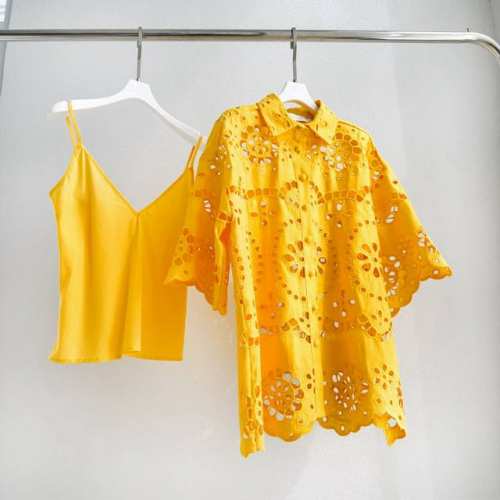 款号：9041 成分：100%Linen 尺寸：0 1 2 3 胸围 袖长 长 Bust Sle Long 6 118 27 70 8 122 28 71 10