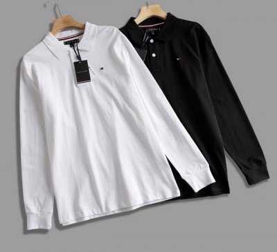 高品质 Tommy 汤米春款打底刺绣款男士长袖polo衫商务休闲- 经典穿搭 每年都卖断的一款长袖polo，多色可选！ 男生轻熟穿搭职场通勤 简约基础！！！ 高