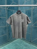 P210 巴黎 24Ss新款圆形字母印花短袖T恤！ 码数：S.M.L.Xl.