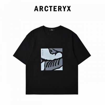 arc'teryx*始祖鸟 2025夏季新款 个性Logo印花短袖T恤 定制面料300G 男女同款 尺码：S-Xl