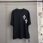 B48 chrome Hearte 克罗心Ch 25Ss迈阿密限定梵文龙年限定印花T恤短袖 轻奢主义男女日常通勤穿搭必备单品正确版本欢迎对比详细特征 280克1
