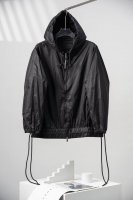 Moncler盟可睐 后背Logo印花拉链连帽夹克外套