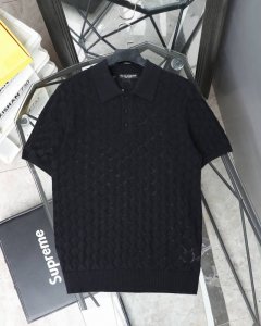 供 Dolce&Gabbana杜嘉班纳短袖T恤polo针织衫 对色定染毛料、翻转标识提花、柔软洗水工艺 Os宽松版型包容各种身材，无论男女上身都超级好看，高水平