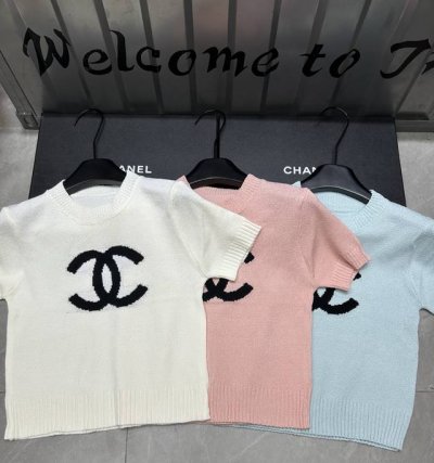 新品上线 款号:28927#拿货 #香香黑双C短袖实拍图