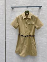 gucc* 2025Ss新款连衣裙 经典又有型 各种都能完美驾驭～高级成衣做法，细节美到爆！精美又日常，轻松驾驭！质感棒棒哒！！减龄 时尚 休闲少女感，强推！S
