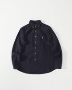 拉夫劳伦Polo Ralph Lauren Ss25 格纹小马Logo刺绣牛津纺长袖衬衫 牛津纺衬衫特点是 %棉，经过成衣染色和水洗处理，具有复古外观和质感。这
