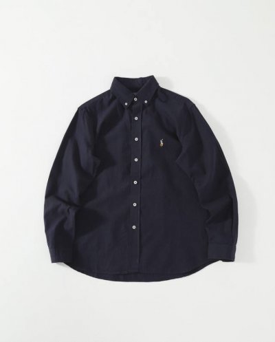 拉夫劳伦Polo Ralph Lauren Ss25 格纹小马Logo刺绣牛津纺长袖衬衫 牛津纺衬衫特点是 %棉，经过成衣染色和水洗处理，具有复古外观和质感。这