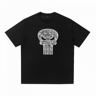 Vt2529 复古美式短袖T 颜色：黑色 码数:S-Xl