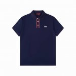 Gucci 古驰 25Ss新款 条纹门襟 口袋Gucci刺绣 Polo 230克重全棉珠地 颜色：宝兰 浅杏 码数：S M L Xl Xxl
