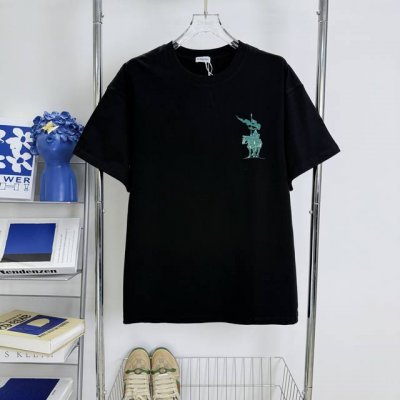 160 当天到货 现货现配 Burberry 巴宝莉战马战旗印花短袖T恤 独家首发高定 面料采用300克重双纱精梳棉，定制32支双股螺纹，成衣两遍水洗处理，面料