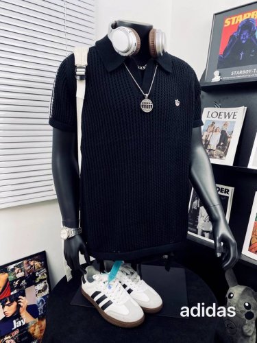 adidas阿迪达斯陈冠希联名款针织镂空短袖男女同款 搭配情侣更赞哦 高级穿搭 高品质官网发售款 超级推荐 超人气单品Ins小红书热门爆款 超级立体情满怀满 绝