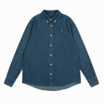 顶级品质 款号 Cy106# 拉夫劳伦Ralph Lauren美式复古女神百搭衬衫长袖 拉夫劳伦Ralph Lauren 明星同款热门四季百搭款牛仔衬衫长袖 顶