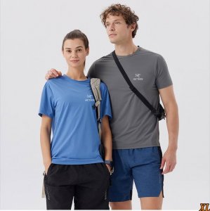 arc’Teryx始祖鸟 独家实拍上新户外夏季高品质运动休闲短袖T恤训练健身登山冰丝短袖T恤夏天薄款潮多色休闲运动速干短T，本季主打，货源充足，放心主推，高端品