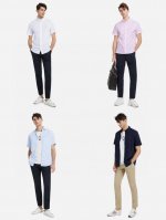 汤米Tommy Jeans高定版短袖休闲衬衣！商务休闲两用！弹力纯棉面料，天然竹丝，抗皱，休闲特别帅气，现货备足，放心上。广大消费者看的是什么。除了直观看到的风