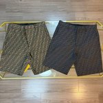 对标专柜★过验版本★Fendi 芬迪Ss25夏季新款老花满印Ff短裤 定制定染Ff提花梭织面料 布面层特定加丝光工艺让表面赋带一种光泽 贴肤舒适 硬朗有型 以标