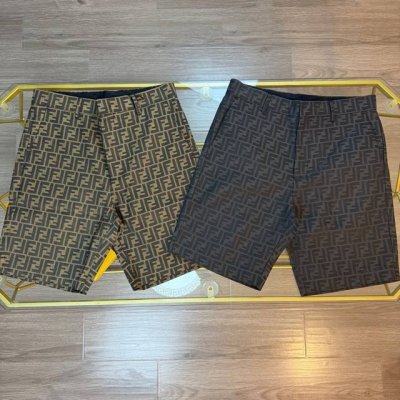 对标专柜★过验版本★Fendi 芬迪Ss25夏季新款老花满印Ff短裤 定制定染Ff提花梭织面料 布面层特定加丝光工艺让表面赋带一种光泽 贴肤舒适 硬朗有型 以标