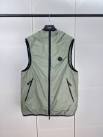 Moncler蒙口字母印花尼龙风衣马甲 1 2 3 4