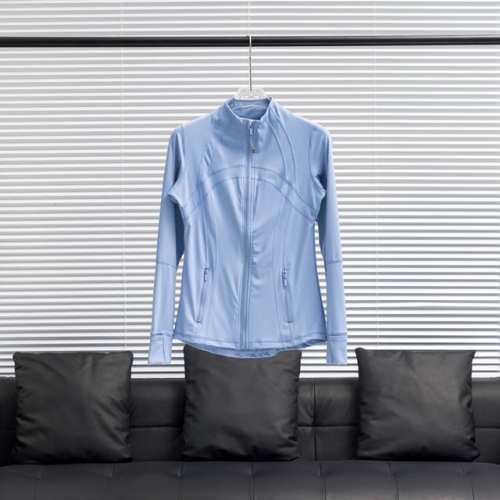 工厂p直供 Lululemon丨露露乐檬Define立领纯色瑜伽服 配色：雾霾蓝 尺码：2 4 6 8 10 12