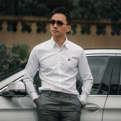 120 celine/赛琳男士春季新款纯色府绸长袖休闲商务衬衫！五色齐发！款式简单，上身大气时尚！采用弹力棉府绸面料制成，带点弹力，进口纯棉面料，手感顺滑上身十