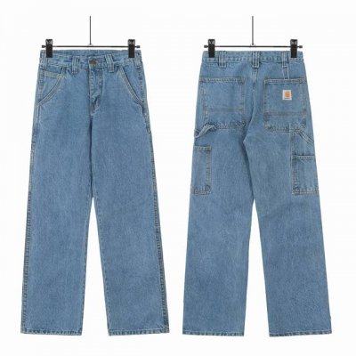 8100 carhartt Wip卡哈特24Fw工装多口袋Cleanfit工装牛仔裤 卡哈特Vintage牛仔裤非常Cleanfit的一条裤子 面料采用14Oz