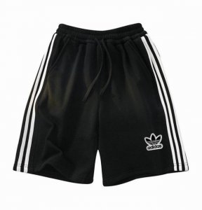 阿迪Adidas三条杠撞色刺绣情侣款夏季运动短裤 包边包条！透气舒适 经典刺绣打底！面料柔软舒适不起球不退色！ 经典版型 超百搭！三叶草刺绣立体有型！男女同款版