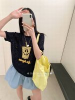 笑脸杯子圆领短袖