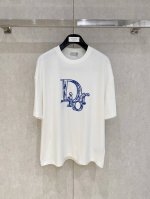 Dior Homme 迪奥 桀傲 2025春夏新款首发专柜最新款短袖圆领T恤 高端订制 设计前卫时尚！品牌Logo重工艺设计 高端定制面料.手感柔软.穿着舒适.
