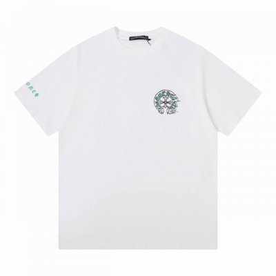隔天 60Ss早春新品 克罗心 260克圆领短袖T恤 官方同步 高版本 高品质 时尚个性 百搭潮流 纯原品质 原版面料 吊牌 领标 水洗麦 三标齐全 颜色: 黑