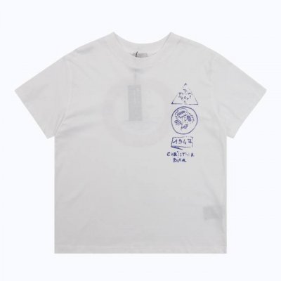 Dior 迪奥 植物画直喷印花短袖 尺码：Xs-L