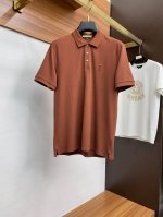 巴宝莉 2025Ss 春夏新品 男士翻领 polo高品质订单 定制太极石纤维 莫代尔混纺面料 刺绣Logo 定制格纹翻领 时尚休闲一体 衣柜必备 尺码:M-3X