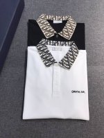 新品 Cd家族男士时装款珠地棉翻领Polo衫，贸易公司洋行货，重磅高级心水之物，25年官方新品，高级秀场系列，超级明星级Top爆款单品！ 颇具Cd家族美学风格的